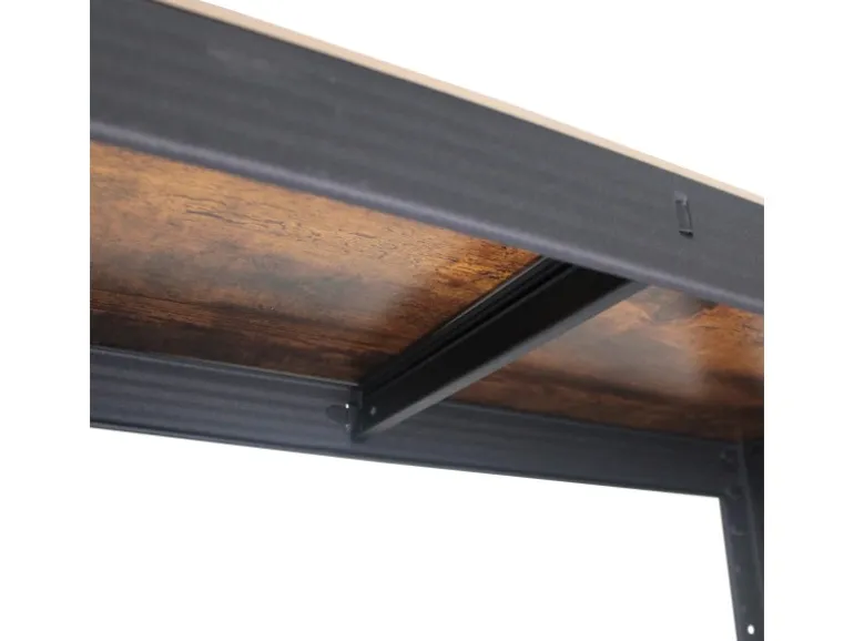 TRUTZHOLM 2x Wohnzimmerregal 150x75x30 cm Dunkel Traglast je 650 kg