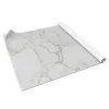 Tulup Möbelfolie Heller Marmor Schrankfolie 100x50 cm Klebefolie Möbel Weiß Möbelfolie Folie für Möbel