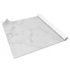 Tulup Möbelfolie Marmormuster Folie für Möbel 100x50 cm Klebefolie für Möbel Weiß Möbelfolie Klebefolie für Möbel