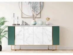 Tulup Möbelfolie Marmormuster Folie für Möbel 100x50 cm Klebefolie für Möbel Weiß Möbelfolie Klebefolie für Möbel