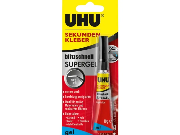 Uhu Sekundenkleber Blitzschnell Supergel 10 g