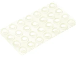 Universalpuffer Selbstklebend Ø 12 mm 28 Stück Transparent