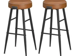 Vasagle Barhocker 2er-Set Braun