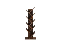 Vasagle Bücherregal Baum-Form 25 cm x 50 cm x 141,5 cm Braun