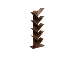 Vasagle Bücherregal Baum-Form 25 cm x 50 cm x 141,5 cm Braun