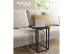 Vasagle Beistelltisch 35 cm x 50 cm x 60 cm Schwarz