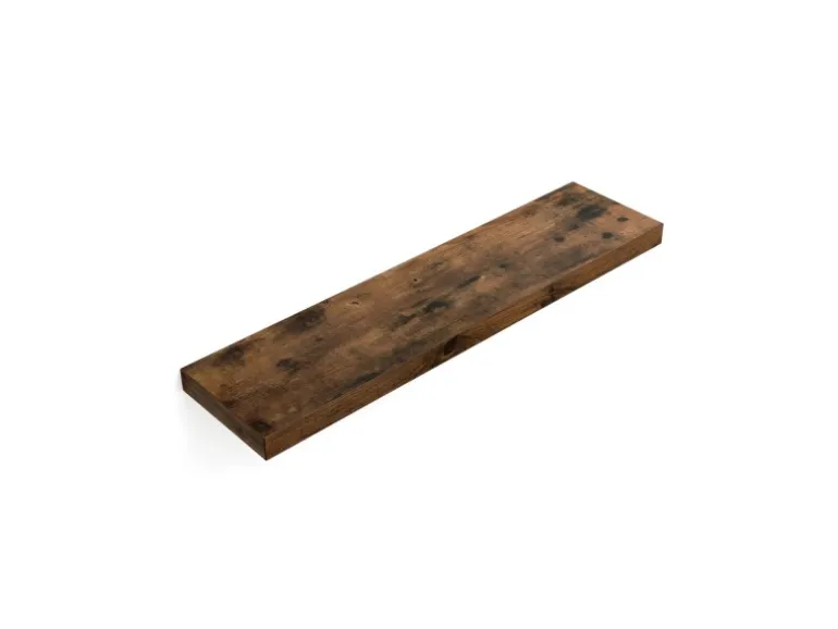 Vasagle Wandboard 20 cm x 80 cm x 3,8 cm Braun