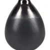 Vase Minimalist Zen Keramik 12,8 cm x Ø 10,2 cm Schwarz