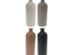 Vase Porzellan Flaschenform Länglich Ø 8,3 cm x 22,5 cm Farbauswahl