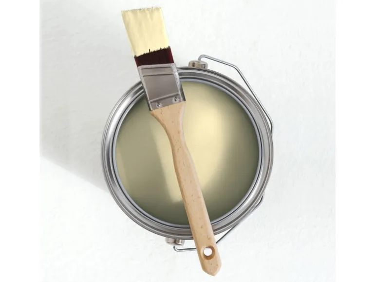 V&CO Premium-Innenfarbe Dead Flat Matt Gelb Farbton 1 Buttermilk 2,5 l