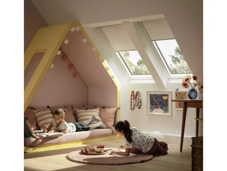 Velux Sichtschutzrollo Manuell RFL Y45 1028S Weiß