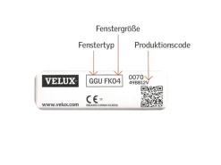 Velux Sichtschutzrollo Manuell RFL Y45 1028S Weiß