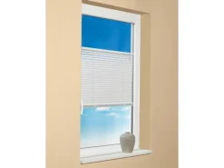 Verspannte Aluminium Jalousie 60 cm x 130 cm Weiß