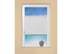 Verspannte Aluminium Jalousie 60 cm x 130 cm Weiß