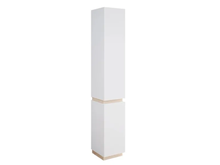 Vicco Badschrank Gloria Weiß/Sonoma 33 x 198 cm mit 2 Türen