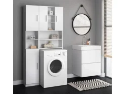 Vicco Badschrank Luis Weiß 32 x 190 cm