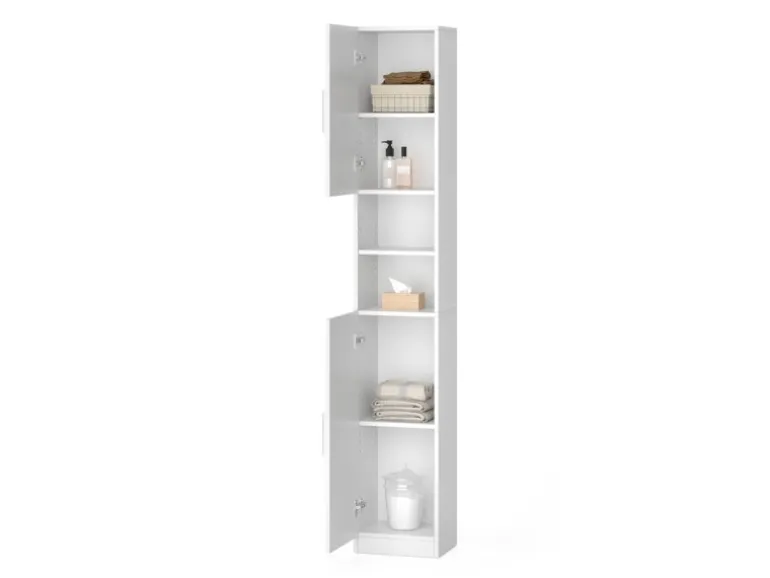 Vicco Badschrank Luis Weiß 32 x 190 cm