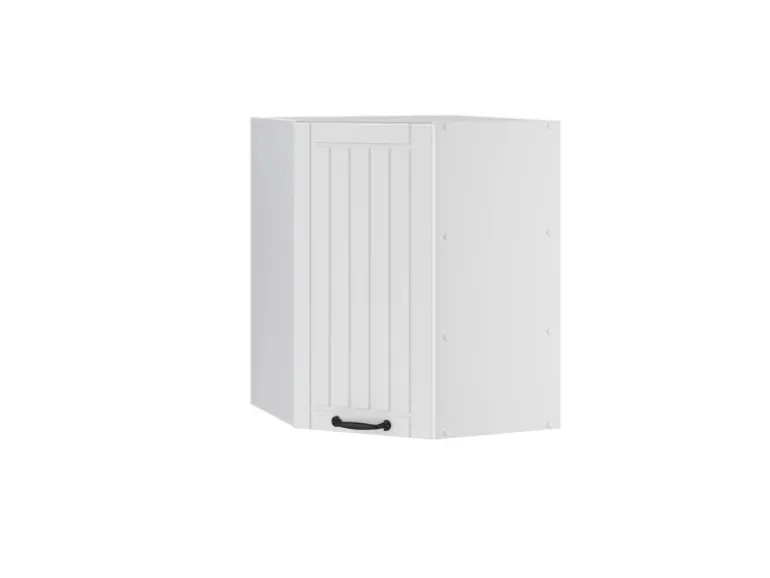 Vicco Eckhängeschrank Fame-Line Küchen-Eckschrank Weiß Landhaus/Weiß 57 cm