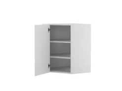 Vicco Eckhängeschrank Fame-Line Küchen-Eckschrank Weiß Landhaus/Weiß 57 cm