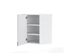 Vicco Eckhängeschrank Fame-Line Küchen-Eckschrank Anthrazit Hochglanz/Weiß 57 cm