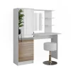 Vicco Frisiertisch Jasmin Weiß 123 x 141.2 cm mit Hocker