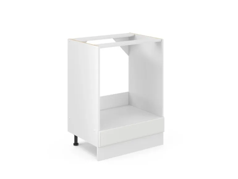 Vicco Herdumbauschrank R-Line Weiß Landhaus/Weiß 60 cm ohne Arbeitsplatte