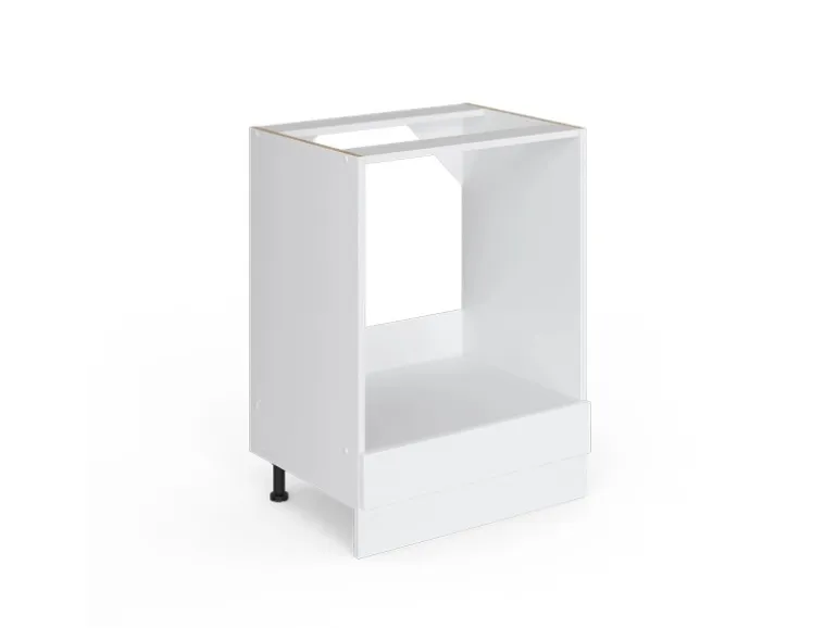 Vicco Herdumbauschrank R-Line Weiß Hochglanz/Weiß 60 cm ohne Arbeitsplatte