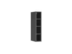 Vicco Hängeschrank Fame-Line Offener Küchenschrank Anthrazit 15 cm