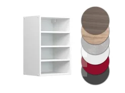 Vicco Hängeschrank R-Line Offener Küchenschrank Weiß/Weiß 40 cm