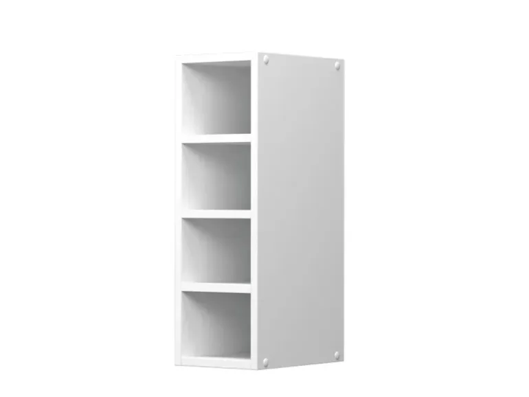 Vicco Hängeschrank R-Line Offener Küchenschrank Weiß/Weiß 20 cm