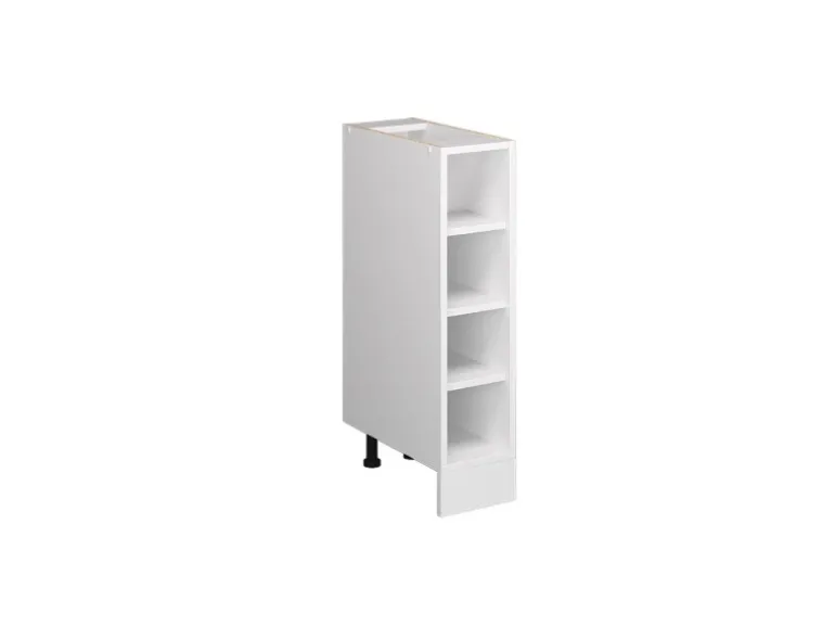 Vicco Küchenregal R-Line Offener Küchenschrank Weiß/Weiß 20 cm ohne Arbeitsplatte