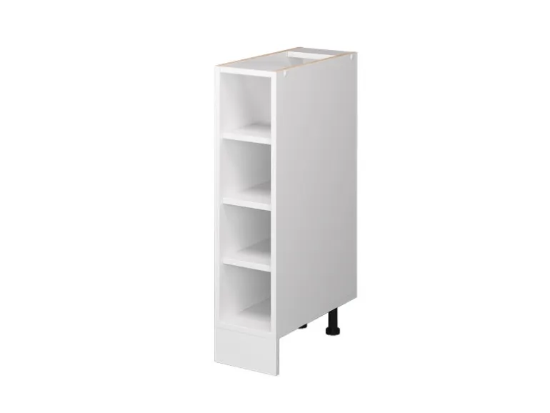 Vicco Küchenregal R-Line Offener Küchenschrank Weiß/Weiß 20 cm ohne Arbeitsplatte