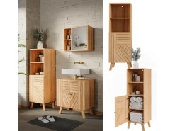 Vicco Midischrank Lucie Bambus 40 x 124 cm
