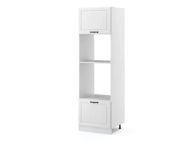 Vicco Mikrowellenschrank R-Line Küchenregal für die Mikrowelle Weiß Landhaus/Weiß 60 cm
