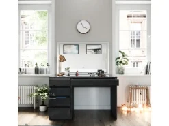 Vicco Schminktisch Sherry Anthrazit 120 cm mit LED-Spiegel