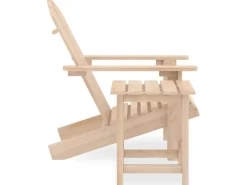 vidaXL Adirondack-Gartenstuhl mit Tisch Massivholz Tanne 315922