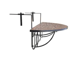 vidaXL Balkonhängetisch Mosaik Terracotta 41123