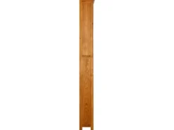 vidaXL Bücherregal 7 Fächer 90x22,5x200 cm Massivholz Eiche