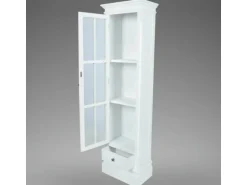 vidaXL Bücherregal 3 Fächer Weiß Holz 60639