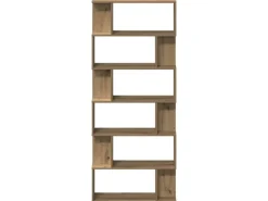 vidaXL Bücherregal Artisan-Eiche 80x24x192 cm Holzwerkstoff 855783