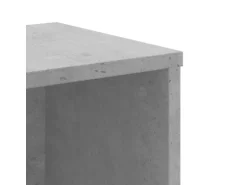 vidaXL Bücherregal Betongrau 50x25x105 cm Holzwerkstoff 852792