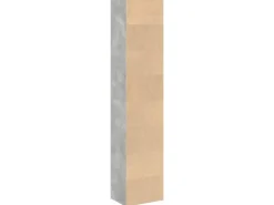 vidaXL Bücherregal Betongrau 40x30x189 cm Holzwerkstoff 857888