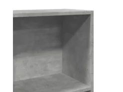 vidaXL Bücherregal Betongrau 60x24x143 cm Holzwerkstoff 857815