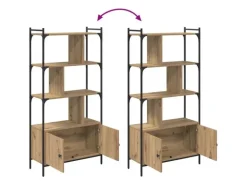 vidaXL Bücherregal Holzwerkstoff 882150