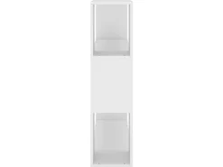 vidaXL Bücherregal Raumteiler Weiß 100x24x94 cm