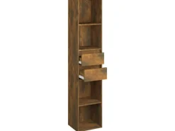 vidaXL Bücherregal Räuchereiche 36x30x171 cm Holzwerkstoff