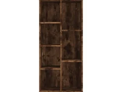 vidaXL Bücherregal Räuchereiche 50x25x106 cm