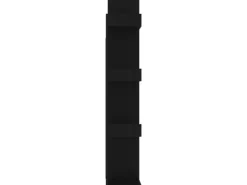 vidaXL Bücherregal Schwarz 48x25,5x140 cm Holzwerkstoff