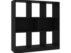 vidaXL Bücherregal Schwarz 97,5x29,5x100 cm Holzwerkstoff