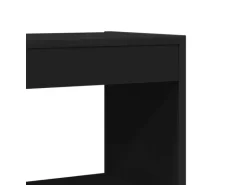 vidaXL Bücherregal Schwarz Holzwerkstoff 3333925